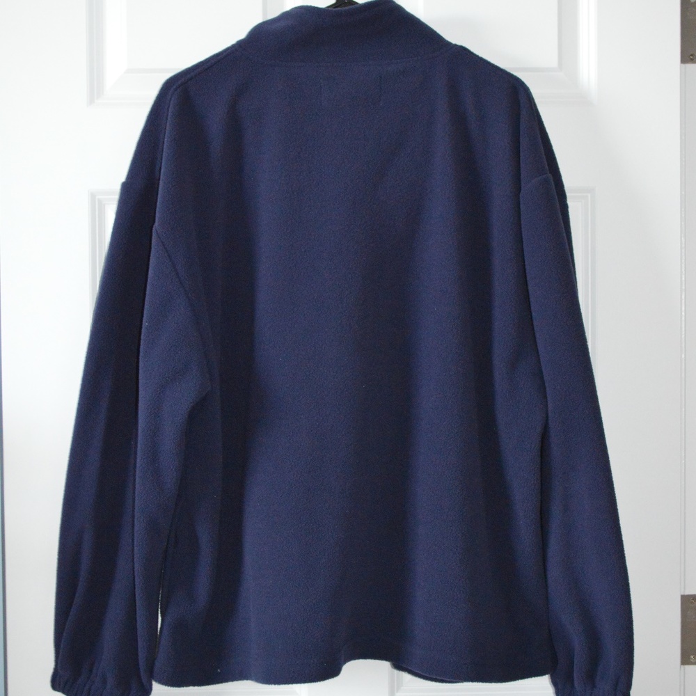 Woman's Size XL Navy Fleece Jacket - Picture 2 of 6